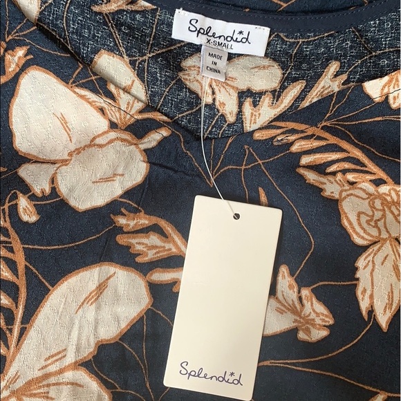 Splendid Ramo Floral Print Ruffle Dress NWT - Picture 8 of 9